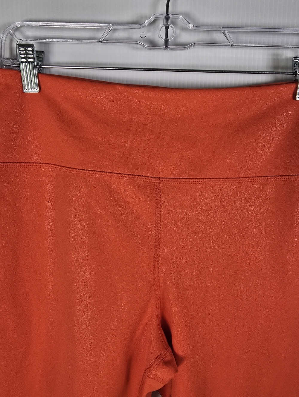 NWOT ZYIA Women's High-Waist Tangerine Metallic Light n'Tight Legging Size 14-16 - Picture 8 of 14